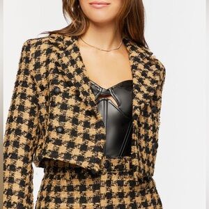 Tweed cropped Blazer
